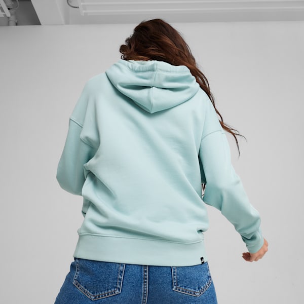 Women Cotton Ladies Blue Hooded Sweatshirt, Size: Large at Rs 330