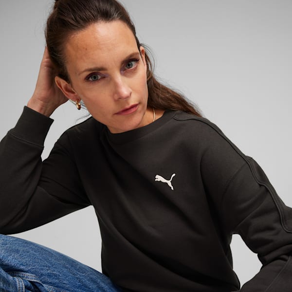 Essentials Womens French Terry Fleece Crewneck Sweatshirt :  : Clothing, Shoes & Accessories