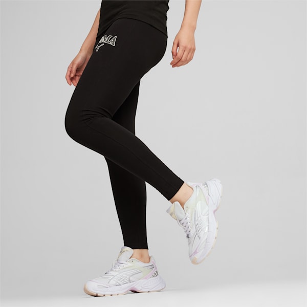 SQUAD Women's Leggings, PUMA Black, extralarge-IND