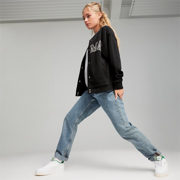SQUAD Women's Track Jacket, PUMA Black, extralarge-IND