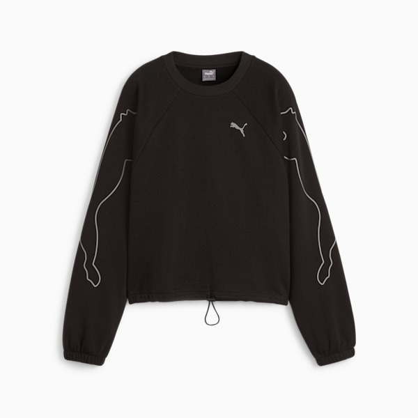 PUMA MOTION Women's Sweatshirt, PUMA Black, extralarge