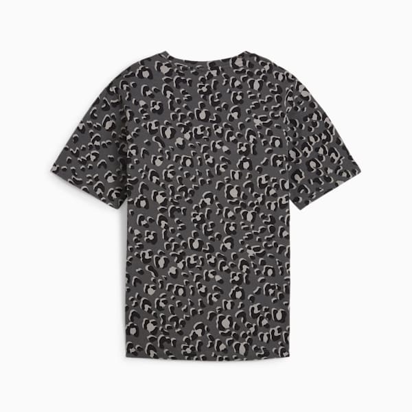 Playera holgada con estampado integral para mujer ESS+ ANIMAL, PUMA Black, extralarge