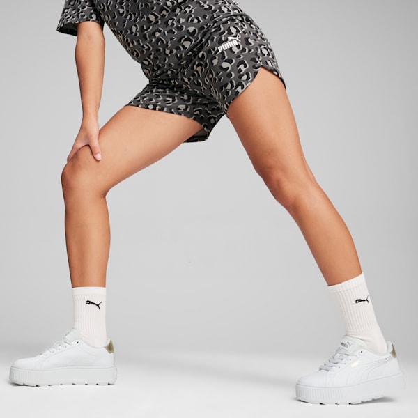 Shorts con estampado integral para mujer ESS+ ANIMAL, PUMA Black, extralarge