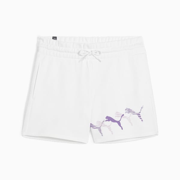 LOGO LAB Women's Shorts, PUMA White, extralarge-IND