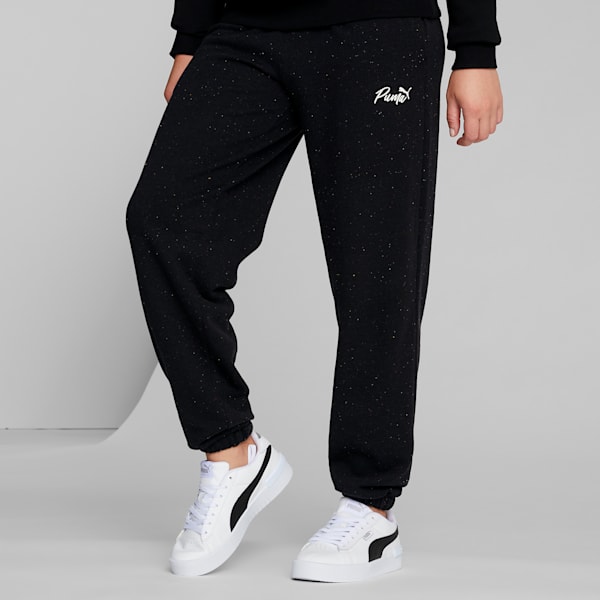 White discount puma joggers