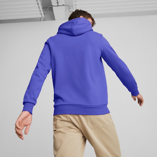 Sudadera con capucha para hombre Essentials Logo, Lapis Lazuli, extralarge
