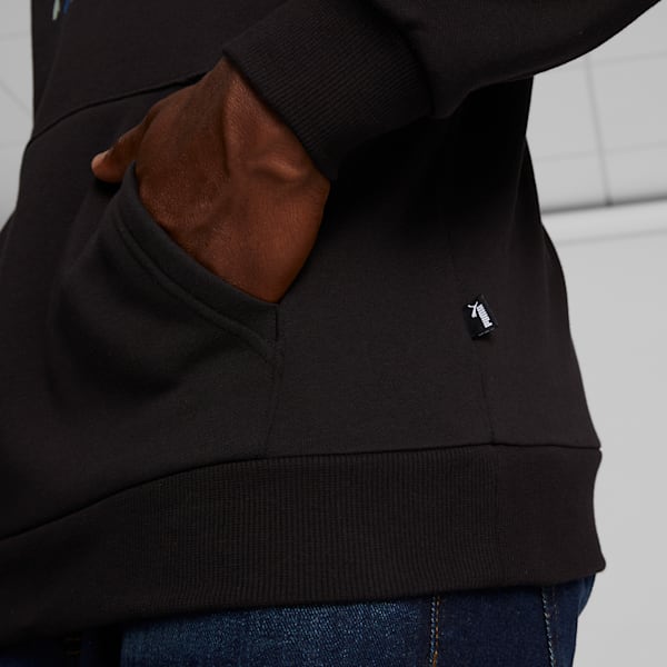 ESS+ Men's Graphic Hoodie, PUMA Black, extralarge