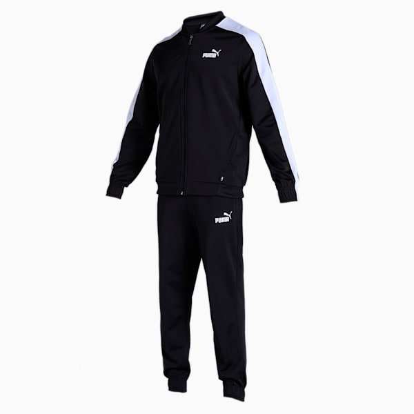 Baseball Tricot Unisex Regular Fit Tracksuit, Puma Black, extralarge-IND