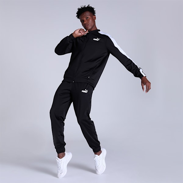 Baseball Tricot Regular Fit Tracksuit, Puma Black, extralarge-IND