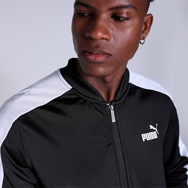 Baseball Tricot Regular Fit Tracksuit, Puma Black, extralarge-IND