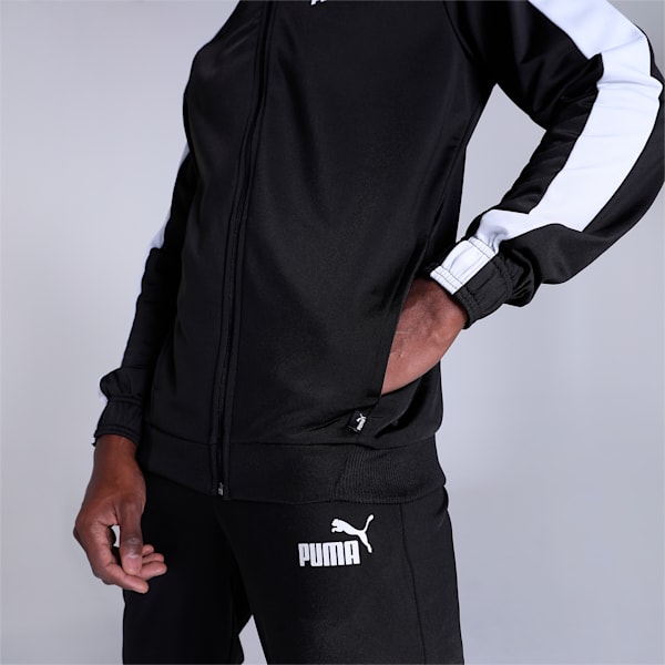 Baseball Tricot Unisex Regular Fit Tracksuit, Puma Black, extralarge-IND