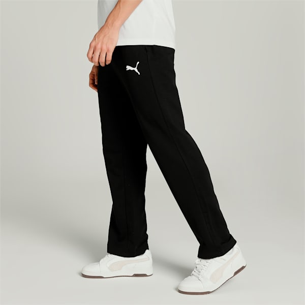 ESS Logo Regular Fit Mens Pants, Puma Black-Cat, extralarge-IND