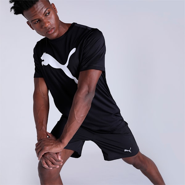 ACTIVE Big Logo Regular Fit Men's T-Shirt, Puma Black, extralarge-IND