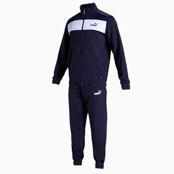 Poly Men's Regular Fit Track Suit, Peacoat, extralarge-IND