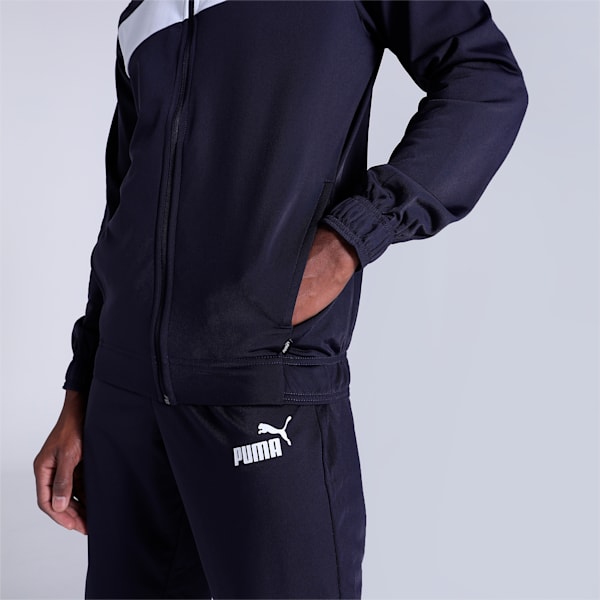 Poly Men's Regular Fit Track Suit, Peacoat, extralarge-IND