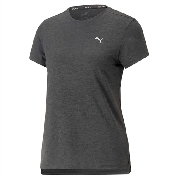 RUN FAVORITE HEATHER  Regular Fit Womens T-Shirt, PUMA Black Heather, extralarge-IND