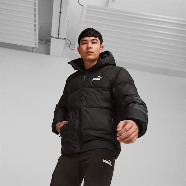 メンズ PUMA POWER フーデッド ジャケット, PUMA Black, extralarge-JPN