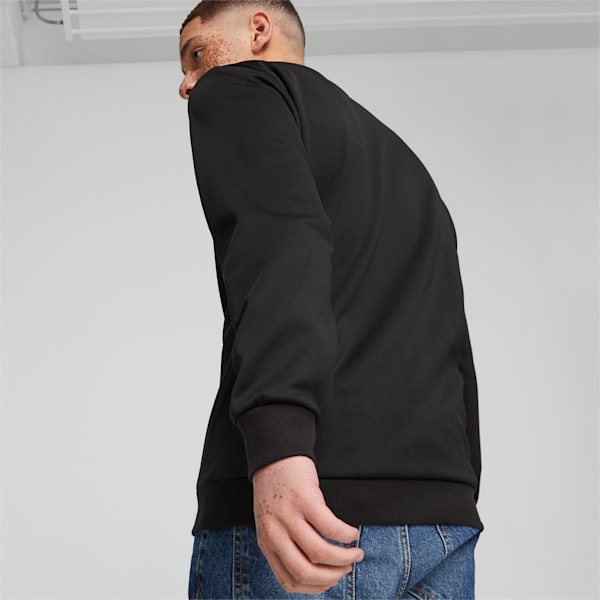メンズ オープンロード クルー スウェット, PUMA Black, extralarge-JPN