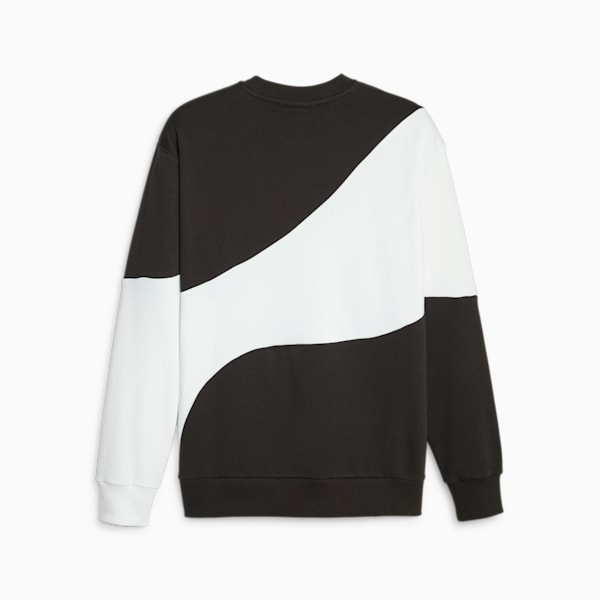 メンズ PUMA POWER キャット クルー スウェット, PUMA Black, extralarge-JPN