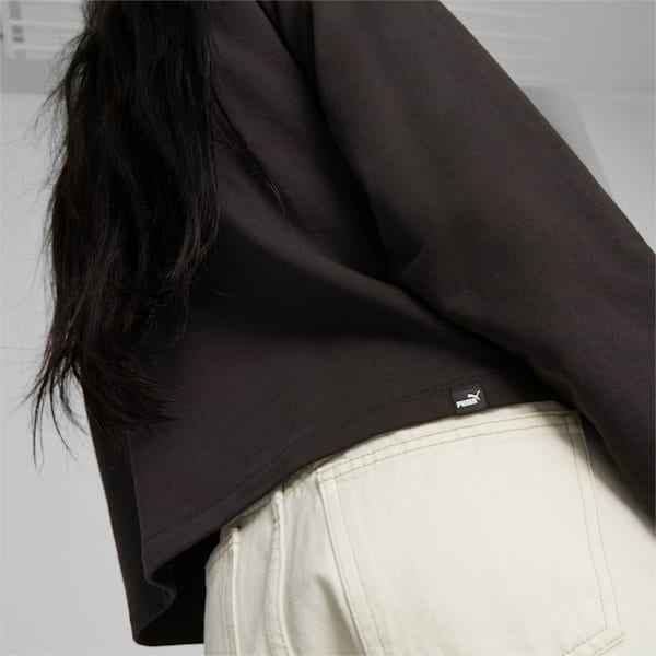 ウィメンズ HER ハイネック ハーフジップ TR, PUMA Black, extralarge-JPN
