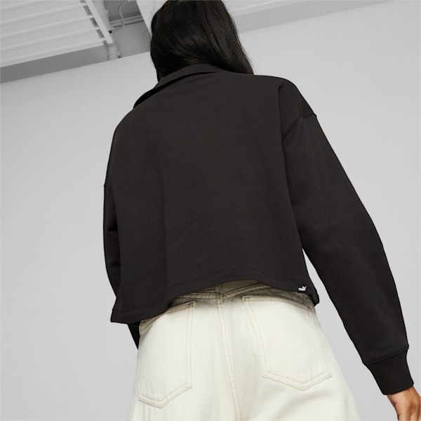 ウィメンズ HER ハイネック ハーフジップ TR, PUMA Black, extralarge-JPN