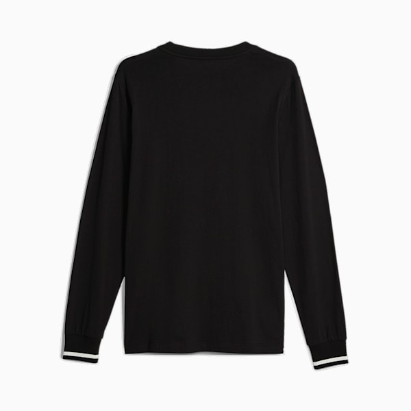 メンズ PUMA SQUAD グラフィック Tシャツ 長袖, PUMA Black, extralarge-JPN
