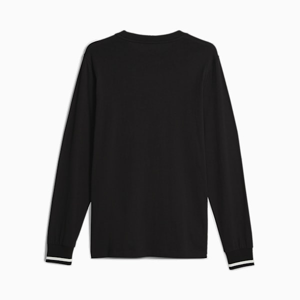 メンズ PUMA SQUAD グラフィック 長袖 Tシャツ, PUMA Black, extralarge-JPN
