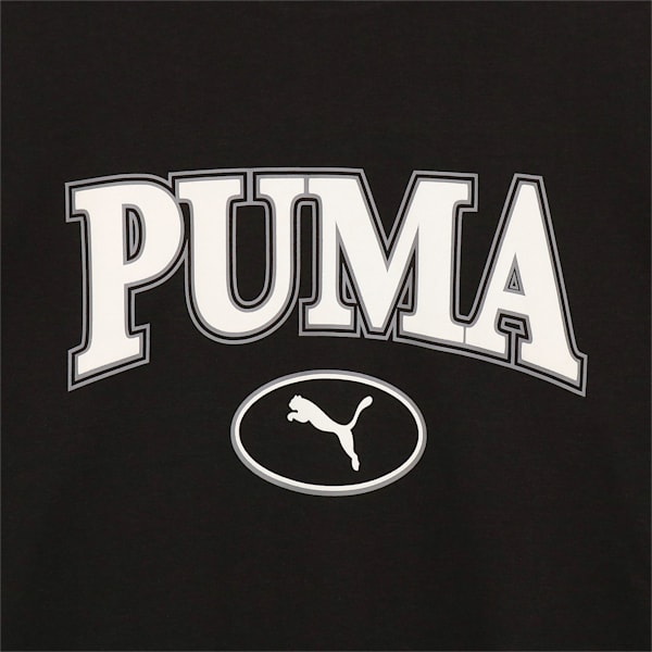 メンズ PUMA SQUAD グラフィック Tシャツ 長袖, PUMA Black, extralarge-JPN