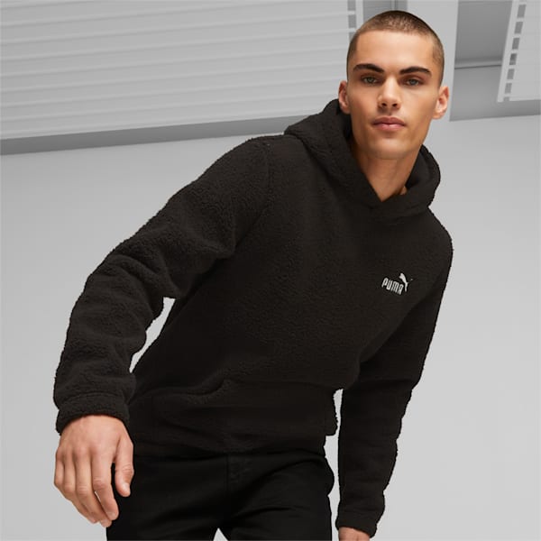 メンズ ESS ELEVATED シェルパ フーディー, PUMA Black, extralarge-JPN