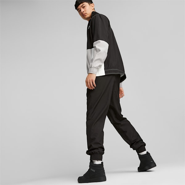 メンズ ウーブン トラックスーツ 上下セット, PUMA Black, extralarge-JPN