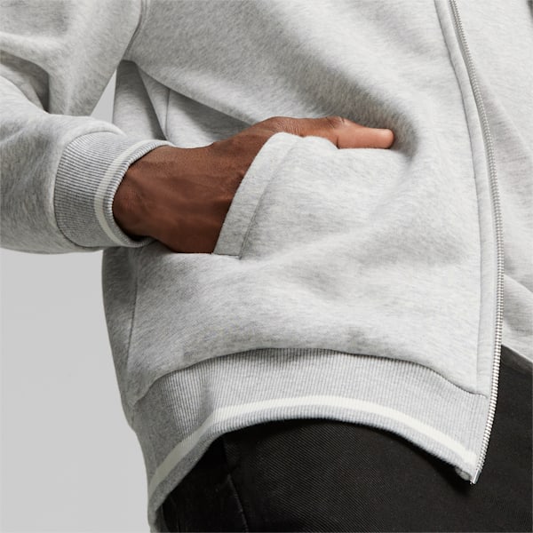メンズ PUMA SQUAD フーデッド ジャケット, Light Gray Heather, extralarge-JPN