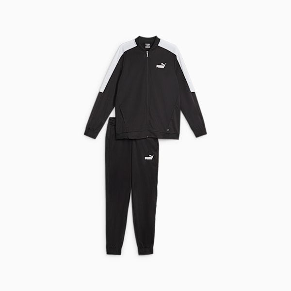 メンズ ベースボール トリコット トレーニングスーツ 上下セット, PUMA Black, extralarge-JPN