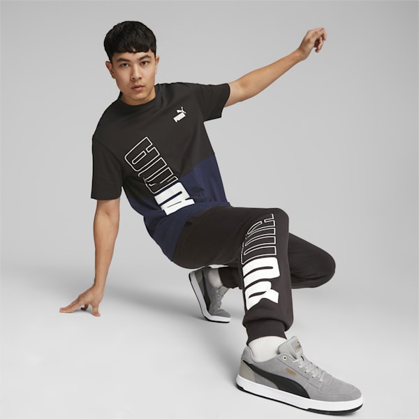 メンズ PUMA POWER スウェットパンツ, PUMA Black, extralarge-JPN
