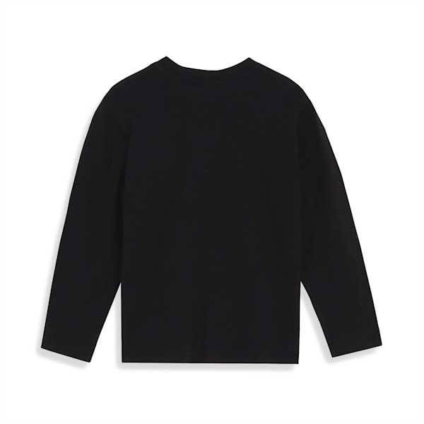 キッズ ボーイズ ACTIVE SPORTS 長袖 Tシャツ 120-160cm, PUMA Black, extralarge-JPN