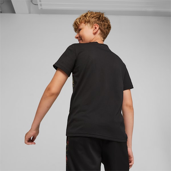 キッズ ボーイズ ACTIVE SPORTS ポリ グラフィック Tシャツ 120-160cm, PUMA Black, extralarge-JPN