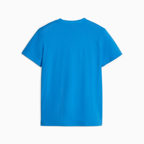 キッズ ボーイズ ACTIVE SPORTS ポリ グラフィック Tシャツ 120-160cm, Ultra Blue, extralarge-JPN