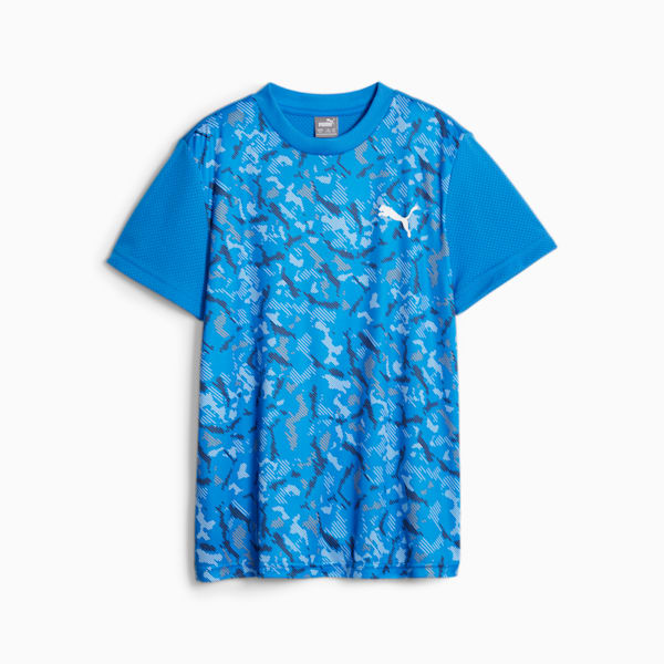 キッズ ボーイズ ACTIVE SPORTS ポリ グラフィック Tシャツ 120-160cm, Ultra Blue, extralarge-JPN