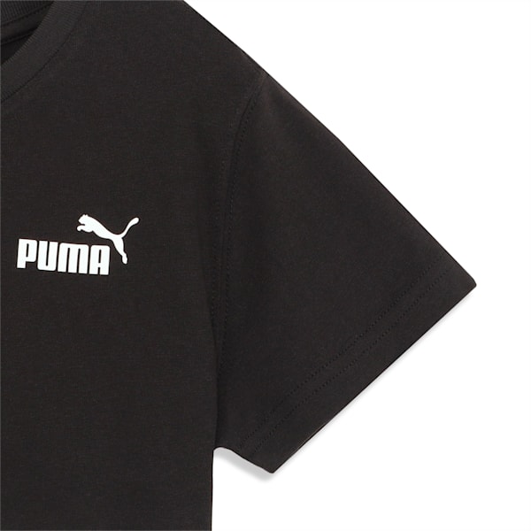 キッズ ボーイズ PUMA POWER カラーブロック Tシャツ 120-160cm, PUMA Black, extralarge-JPN
