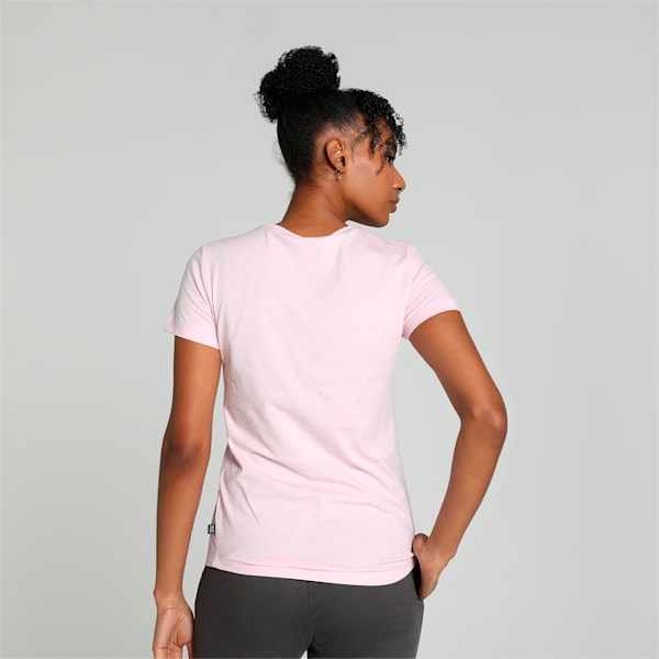 Typographic Print Women's T-shirt, Pearl Pink, extralarge-IND