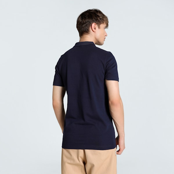 Varsity Graphic Men's Slim Fit Polo, PUMA Navy, extralarge-IND
