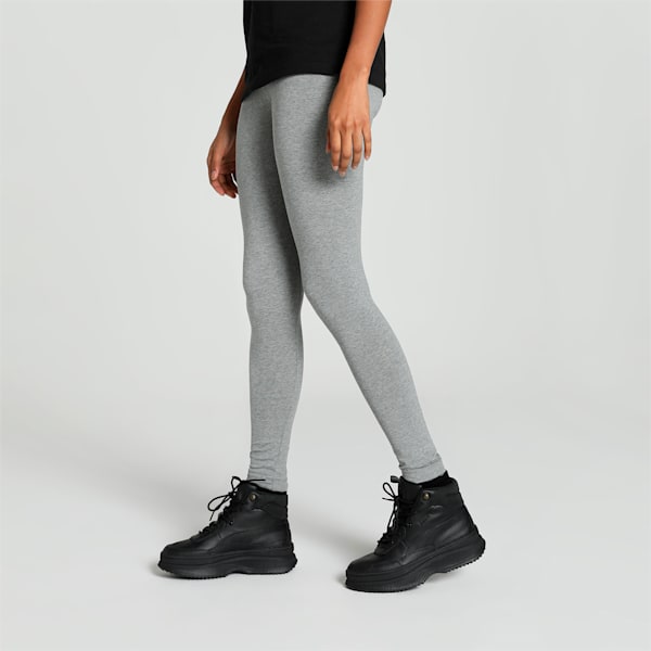 Women's Graphic Leggings, Medium Gray Heather, extralarge-IND