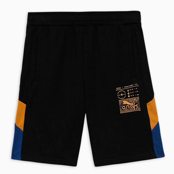 PUMA x one8 Boy's Knitted Shorts, PUMA Black, extralarge-IND