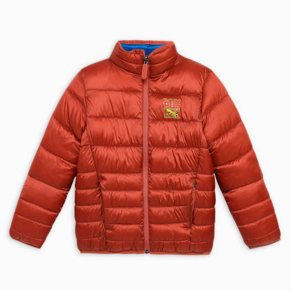 PUMA x one8 Boy's Padded Reversible Jacket, Apple Cider, extralarge-IND