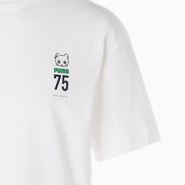 ユニセックス NEKO SAN 75周年記念モデル セレブレーション Tシャツ, PUMA White