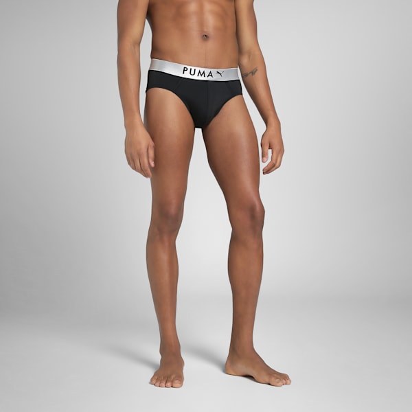 PUMA Men's Premium Briefs, PUMA Black, extralarge-IND