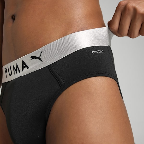 PUMA Men's Premium Briefs, PUMA Black, extralarge-IND
