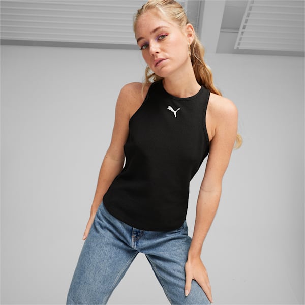 Top Mujer HER, PUMA Black, extralarge