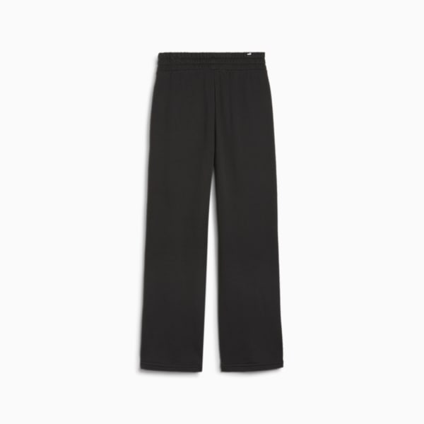 Straight Leg Women's Pants, PUMA Black, extralarge-IND