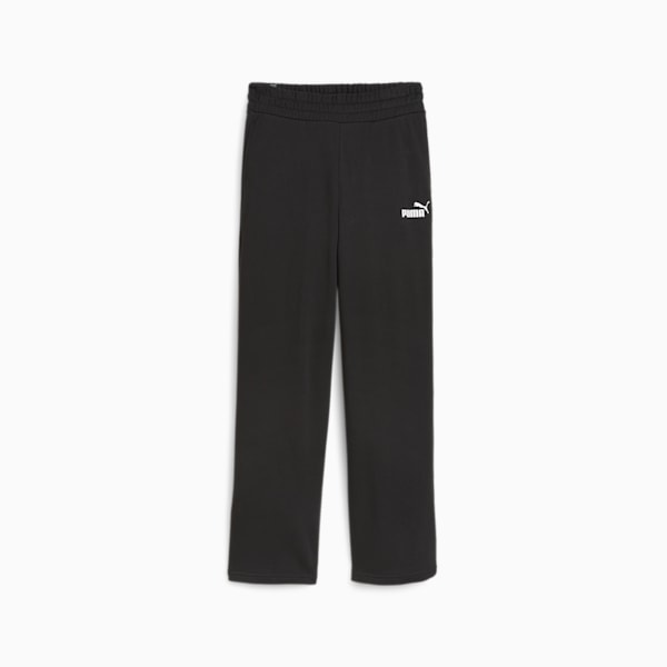 Straight Leg Women's Pants, PUMA Black, extralarge-IND