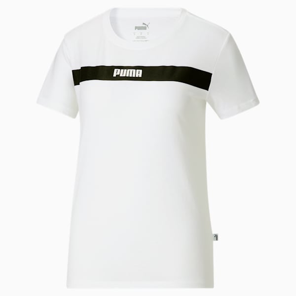 Upfront Line Women's T-Shirt, PUMA White, extralarge